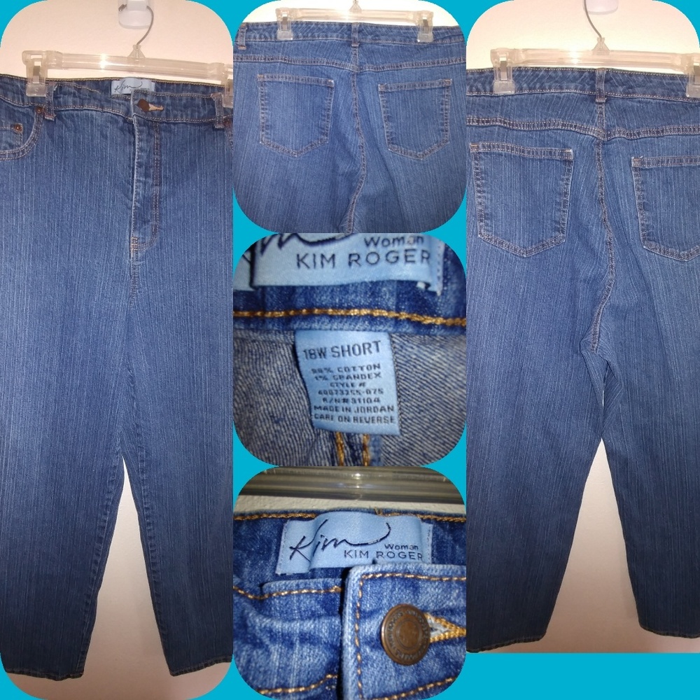 KIM ROGERS JEANS SIZE 18W SHORT
